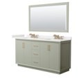thumbnail image 1 of Wyndham Collection WCF414166DLZWQUS3M58 Strada 66" Free Standing Double Basin Vanity Set -, 1 of 7