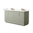 thumbnail image 1 of Wyndham Collection WCF414166DLZGTUS3MXX Strada 66" Free Standing Double Basin Vanity Set -, 1 of 7
