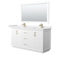 thumbnail image 1 of Wyndham Collection WCF414166DWZWCUNSM58 Strada 66" Free Standing Double Basin Vanity Set -, 1 of 7