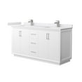 thumbnail image 1 of Wyndham Collection WCF414166DWHWCUNSMXX Strada 66" Free Standing Double Basin Vanity Set -, 1 of 7