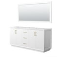 thumbnail image 1 of Wyndham Collection Wcf414172d-Cxsxx-M70 Strada 71" Double Free Standing Vanity Cabinet -, 1 of 7