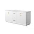 thumbnail image 1 of Wyndham Collection Wcf414172d-Cxsxx-Mxx Strada 71" Double Free Standing Vanity Cabinet, 1 of 7