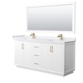 thumbnail image 1 of Wyndham Collection WCF414172DWZWCUNSM70 Strada 72" Free Standing Double Basin Vanity Set -, 1 of 7