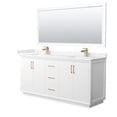 thumbnail image 1 of Wyndham Collection WCF414172DWZC2UNSM70 Strada 72" Free Standing Double Basin Vanity Set -, 1 of 7