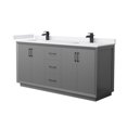 thumbnail image 1 of Wyndham Collection WCF414172DGBWCUNSMXX Strada 72" Free Standing Double Basin Vanity Set -, 1 of 7