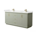 thumbnail image 1 of Wyndham Collection WCF414172DLZC2UNSMXX Strada 72" Free Standing Double Basin Vanity Set -, 1 of 7