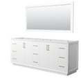thumbnail image 1 of Wyndham Collection Wcf414184d-Cxsxx-M70 Strada 83" Double Free Standing Vanity Cabinet -, 1 of 7
