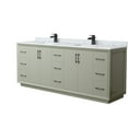 thumbnail image 1 of Wyndham Collection WCF414184DLBCMUNSMXX Strada 84" Free Standing Double Basin Vanity Set -, 1 of 7
