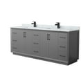 thumbnail image 1 of Wyndham Collection Wcf414184d-Nat-Unsmxx Strada 84" Free Standing Double Basin Vanity Set, 1 of 7