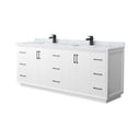 thumbnail image 1 of Wyndham Collection WCF414184DWBCMUNSMXX Strada 84" Free Standing Double Basin Vanity Set -, 1 of 7