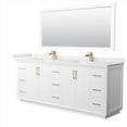 thumbnail image 1 of Wyndham Collection WCF414184DWZWQUNSM70 Strada 84" Free Standing Double Basin Vanity Set -, 1 of 7