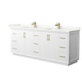 thumbnail image 1 of Wyndham Collection WCF414184DWZGTUNSMXX Strada 84" Free Standing Double Basin Vanity Set -, 1 of 7