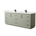 thumbnail image 1 of Wyndham Collection WCF414184DLBWQUNSMXX Strada 84" Free Standing Double Basin Vanity Set -, 1 of 7