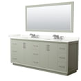 thumbnail image 1 of Wyndham Collection WCF414184DLGGTUS3M70 Strada 84" Free Standing Double Basin Vanity Set -, 1 of 7