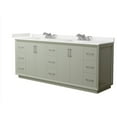 thumbnail image 1 of Wyndham Collection Wcf414184d-Qtz-Us3mxx Strada 84" Free Standing Double Basin Vanity Set, 1 of 7