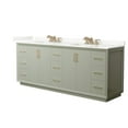 thumbnail image 1 of Wyndham Collection WCF414184DLZGTUS3MXX Strada 84" Free Standing Double Basin Vanity Set -, 1 of 7