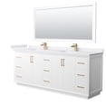 thumbnail image 1 of Wyndham Collection WCF414184DWZWCUNSM70 Strada 84" Free Standing Double Basin Vanity Set -, 1 of 7