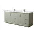 thumbnail image 1 of Wyndham Collection WCF414184DLGWCUNSMXX Strada 84" Free Standing Double Basin Vanity Set -, 1 of 7