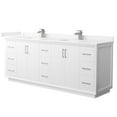 thumbnail image 1 of Wyndham Collection WCF414184DWHC2UNSMXX Strada 84" Free Standing Double Basin Vanity Set -, 1 of 7