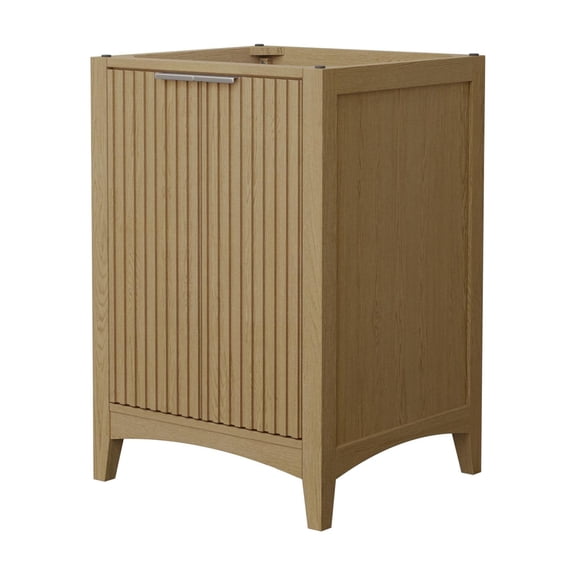 Wyndham Collection WCF919124SNOCXSXXMXX Palmilla 24" Single Free Standing Vanity Cabinet
