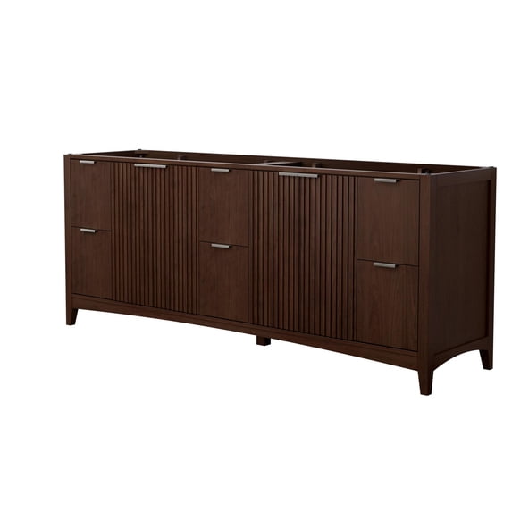Wyndham Collection WCF919184DDWCXSXXMXX Palmilla 84" Double Free Standing Vanity Cabinet