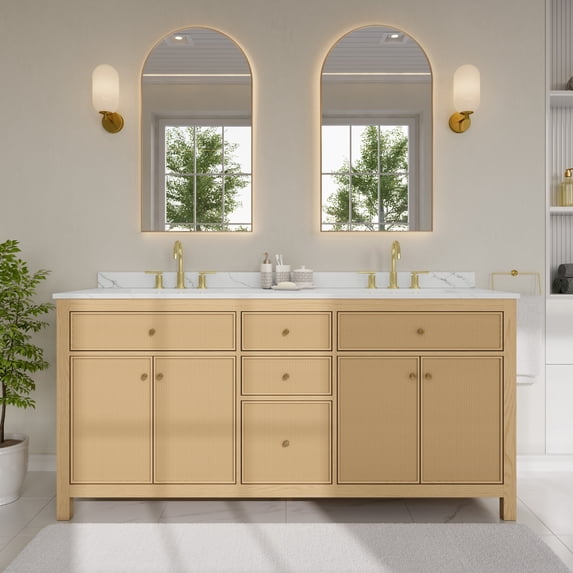 Wyndham Collection Wcf9292-72D-Qtz-Us3mxx Pendry 72" Free Standing Double Basin Vanity Set