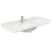 Wyndham Collection Wcfqc148stopuns-Q 48" Quartz Vanity Top - Giotto Quartz