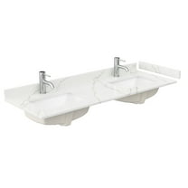 Wyndham Collection Wcfqc160dtopuns-Q 60" Quartz Vanity Top - Giotto Quartz