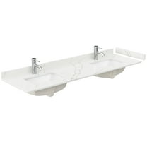 Wyndham Collection Wcfqc172dtopuns-Q 72" Quartz Vanity Top - Giotto Quartz