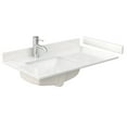 thumbnail image 1 of Wyndham Collection WCFQCB36STOPUNSWQ 36" Quartz Vanity Top - White, 1 of 3