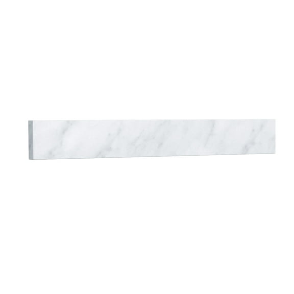 Wyndham Collection WCFVCA124BSCW 24" L X 3" H Backsplash - White