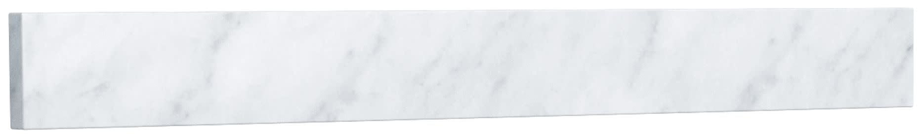 30 Inch White Carrara Marble Backsplash