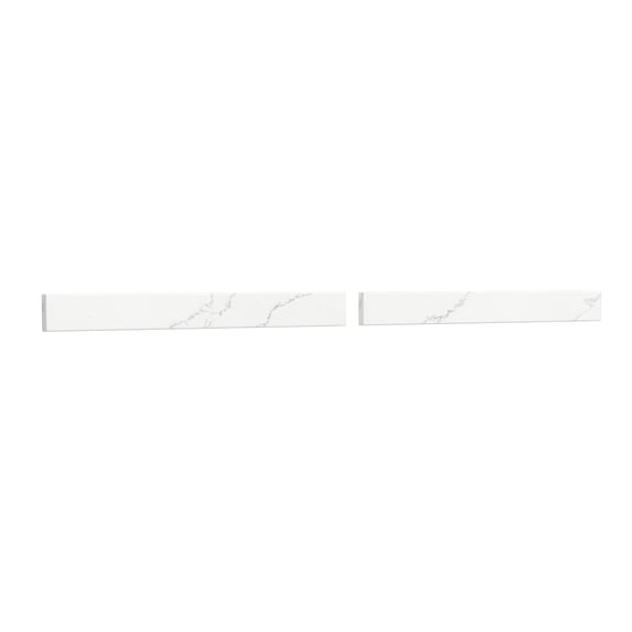 Wyndham Collection WCFQCR60BSGT 60" X 3" Backsplash - Giotto Quartz