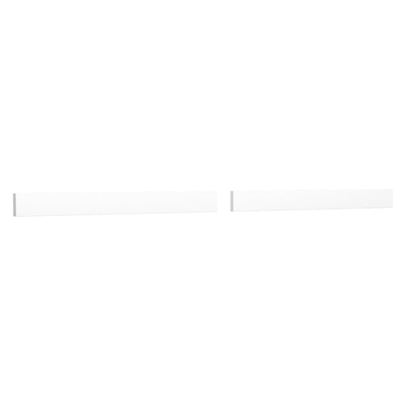 Wyndham Collection WCFVCA166BSWC 66" X 3" Backsplash - White Cultured Marble