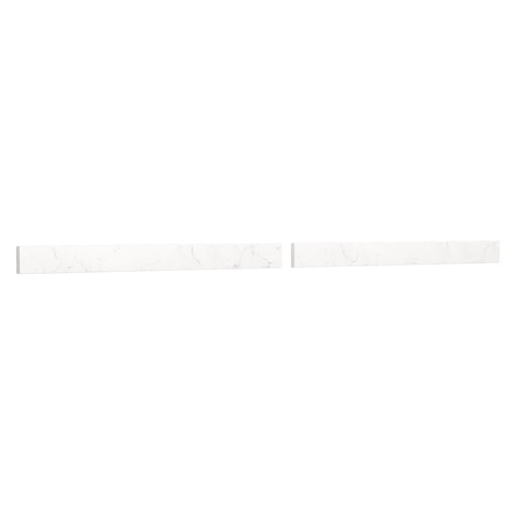 Wyndham Collection WCFVCA172BSC2 72" X 3" Backsplash - Carrara Cultured Marble