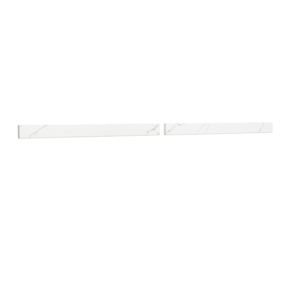 Wyndham Collection WCFQCR80BSGT 80" X 3" Backsplash - Giotto Quartz