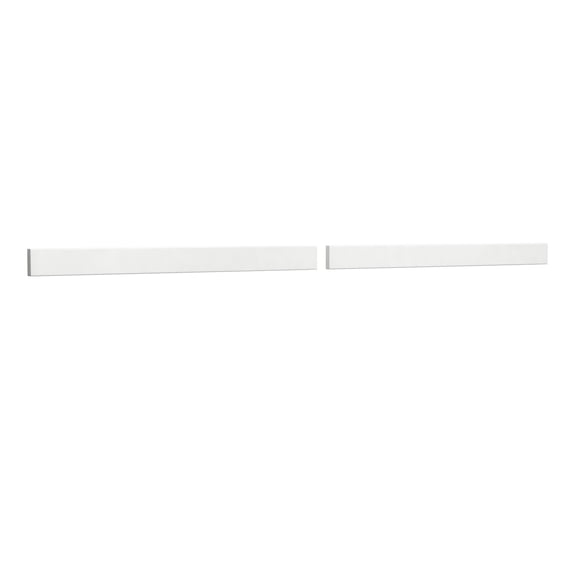 Wyndham Collection WCFQCR80BSWQ 80" X 3" Backsplash - White