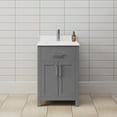 thumbnail image 1 of Wyndham Collection WCG242424SKGWCUNSMXX Beckett 24" Free Standing Single Basin Vanity Set, 1 of 7