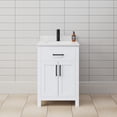 thumbnail image 1 of Wyndham Collection WCG242424SWBCCUNSMXX Beckett 24" Free Standing Single Basin Vanity Set, 1 of 7