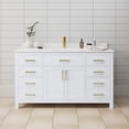 thumbnail image 1 of Wyndham Collection WCG242460SWGCCUNSMXX Beckett 60" Free Standing Single Basin Vanity Set, 1 of 7