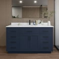 thumbnail image 1 of Wyndham Collection Wcg262660s-Vca-Unsmxx Beckett Tk 60" Free Standing Single Basin Vanity, 1 of 7