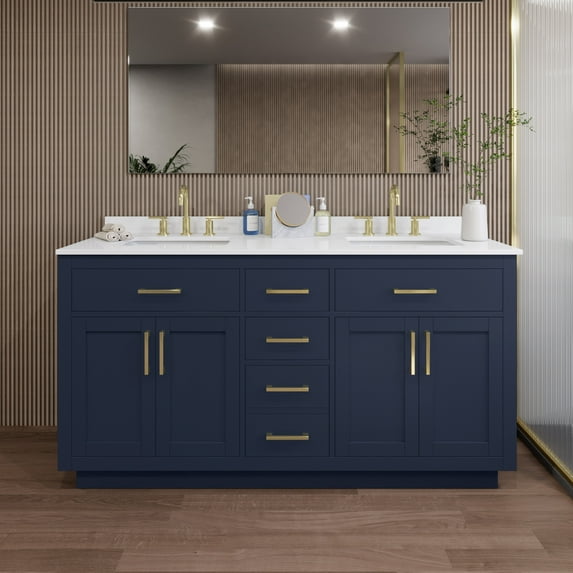 Wyndham Collection Wcg262666d-Qtz-Us3mxx Beckett Tk 66" Free Standing Double Basin Vanity