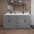 thumbnail image 1 of Wyndham Collection WCG262666DGBWCUNSMXX Beckett Tk 66" Free Standing Double Basin Vanity, 1 of 7