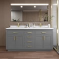 thumbnail image 1 of Wyndham Collection WCG262672DGGWCUNSMXX Beckett Tk 72" Free Standing Double Basin Vanity, 1 of 7
