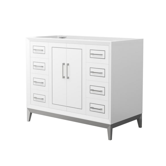 Wyndham Collection Wch515142s-Cxsxx-Mxx Marlena 42" Single Free Standing Vanity Cabinet