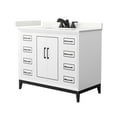 thumbnail image 1 of Wyndham Collection Wch515142s-Qtz-Us3mxx Marlena 42" Free Standing Single Basin Vanity Set, 1 of 7