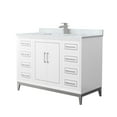thumbnail image 1 of Wyndham Collection Wch515148s-Nat-Unsmxx Marlena 48" Free Standing Single Basin Vanity Set, 1 of 7