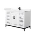 thumbnail image 1 of Wyndham Collection WCH515148SWBC2UNSMXX Marlena 48" Free Standing Single Basin Vanity Set, 1 of 7