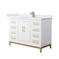 thumbnail image 1 of Wyndham Collection Wch515148s-Vca-Unsmxx Marlena 48" Free Standing Single Basin Vanity Set, 1 of 7