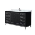 thumbnail image 1 of Wyndham Collection WCH515160SBKCMUNSMXX Marlena 60" Free Standing Single Basin Vanity Set, 1 of 7